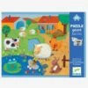 Puzzle Tactiloferme 20 Pièces DJECO Multicolore - Djeco -Enfants Jouets Magasin puzzle tactiloferme 20 pieces djeco