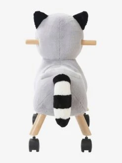 Raton Laveur Masqué à Roulettes En Peluche Et Bois FSC® Multicolore - Vertbaudet -Enfants Jouets Magasin raton laveur masque a roulettes en peluche et bois fsc 3