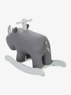 Rhinocéros à Bascule FSC® Gris - Vertbaudet -Enfants Jouets Magasin rhinoceros a bascule fsc 4