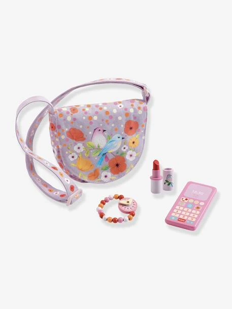 Sac Et Accessoires Birdie - DJECO Rose - Djeco 3 Sac Et Accessoires Birdie - DJECO Rose - Djeco