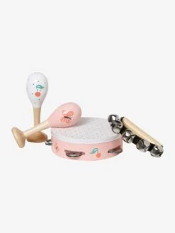 Set 3 Instruments : Maracas, Tambourin, Grelots En Bois FSC® Multicolore - Vertbaudet -Enfants Jouets Magasin set 3 instruments maracas tambourin grelots en bois fsc 4