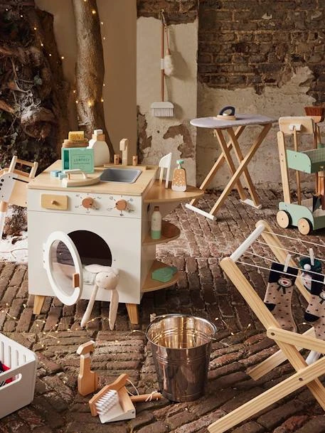 Set De Ménage En Bois FSC® Multicolore - Vertbaudet 6 Set De Ménage En Bois FSC® Multicolore - Vertbaudet – Image 5