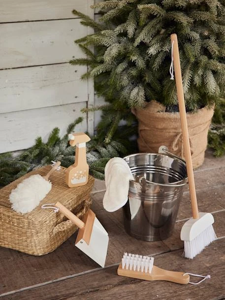 Set De Ménage En Bois FSC® Multicolore - Vertbaudet 2 Set De Ménage En Bois FSC® Multicolore - Vertbaudet