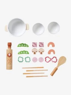 Set Wok De Légumes En Bois FSC® Beige - Vertbaudet -Enfants Jouets Magasin set wok de legumes en bois fsc 2