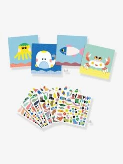 Stickers Marins DJECO Jaune - Djeco -Enfants Jouets Magasin stickers marins djeco 2