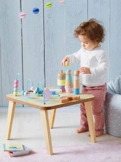 Table D'activités Petits Sioux En Bois FSC® Multicolore - Vertbaudet -Enfants Jouets Magasin table dactivites petits sioux en bois fsc 2