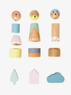 Table D'activités Petits Sioux En Bois FSC® Multicolore - Vertbaudet -Enfants Jouets Magasin table dactivites petits sioux en bois fsc 3