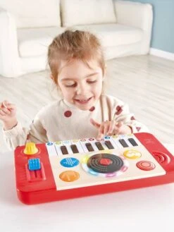 Table De Mixage DJ Mix - HAPE Blanc - Hape -Enfants Jouets Magasin table de mixage dj mix hape 2