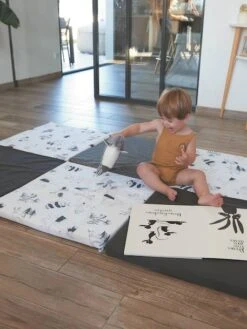 Tapis De Motricité XL Black And White Experience - CANDIDE Blanc - Candide -Enfants Jouets Magasin tapis de motricite xl black and white experience candide 3