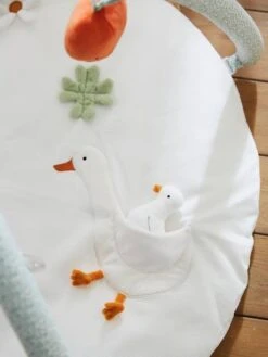 Tapis D'éveil Avec Arches En Coton Nid D'abeille LOVELY FARM Lovely Farm - Multicolore - Vertbaudet -Enfants Jouets Magasin tapis deveil avec arches en coton nid dabeille lovely farm 2