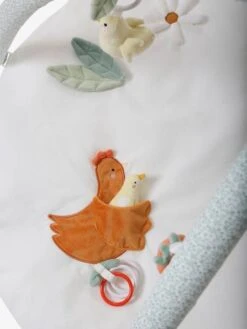 Tapis D'éveil Avec Arches En Coton Nid D'abeille LOVELY FARM Lovely Farm - Multicolore - Vertbaudet -Enfants Jouets Magasin tapis deveil avec arches en coton nid dabeille lovely farm 5