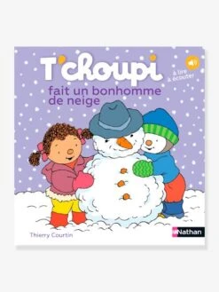 T'choupi Fait Un Bonhomme De Neige NATHAN Gris - Nathan