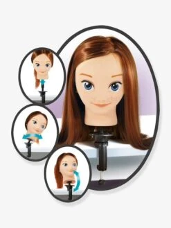 Tête à Coiffer Avec étau BUKI Rose - Buki -Enfants Jouets Magasin tete a coiffer avec etau buki 2