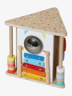 Triangle D'activités Musicales En Bois FSC® Beige - Vertbaudet