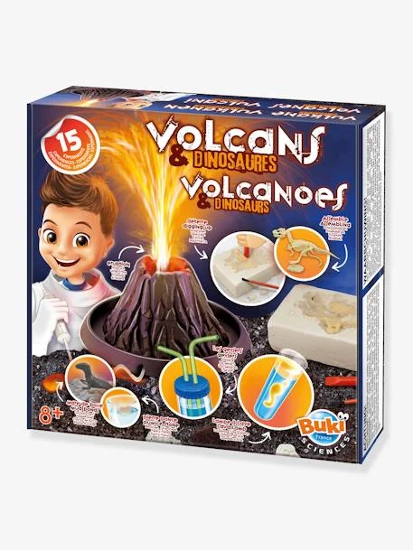 Volcans Et Dinosaures BUKI Rouge - Buki 3 Volcans Et Dinosaures BUKI Rouge - Buki